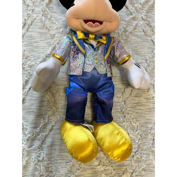 Walt Disney World 50 Celebration Mickey Mouse Stuffed Animal Plush Toy - Picture 3 of 8